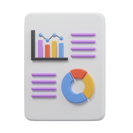 Business Report  3D Icon