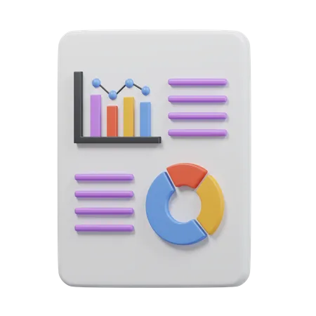 Business Report  3D Icon