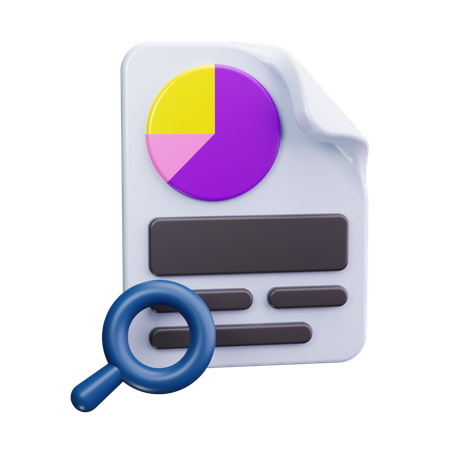 Business Research  3D Icon