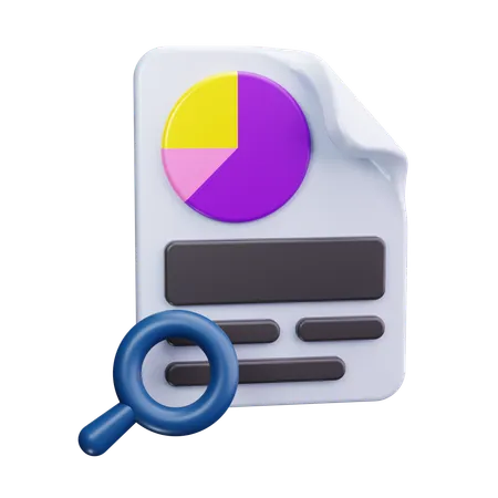 Business Research  3D Icon