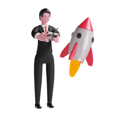 Business startup  3D Illustration