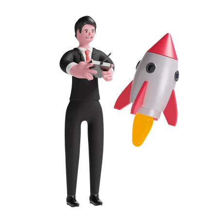 Business startup  3D Illustration