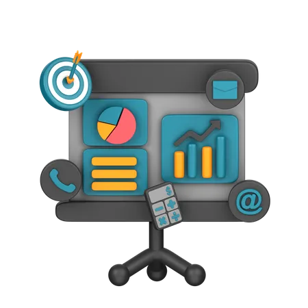 Business Strategy  3D Icon