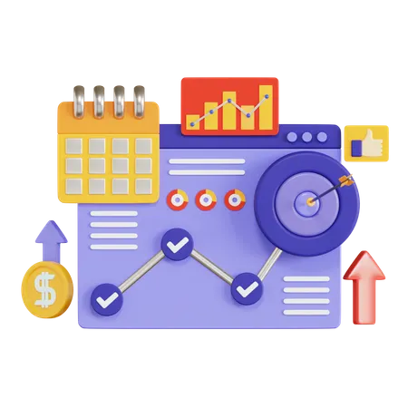 Business Strategy  3D Icon