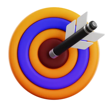 BUSINESS TARGET  3D Icon