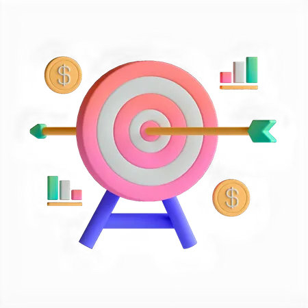 Business Target  3D Icon