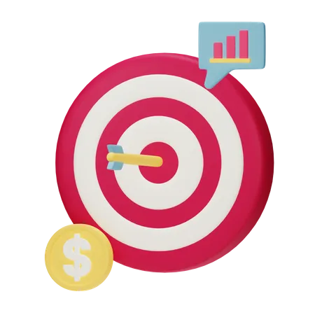 Business Target  3D Icon