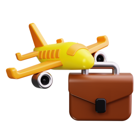 Business Trip  3D Icon