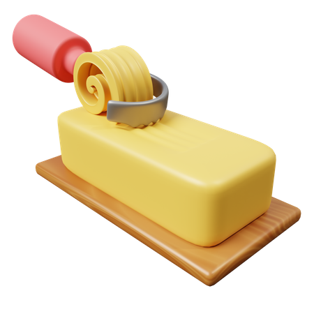 Butter  3D Icon