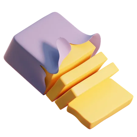 Butter  3D Icon