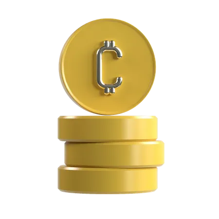 Moneda c  3D Illustration