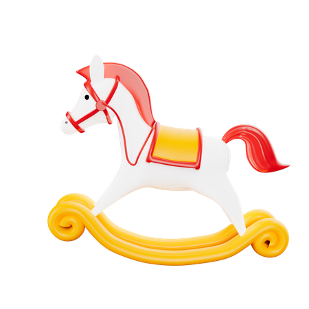 Caballo Mecedora  3D Icon