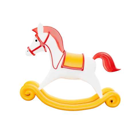 Caballo Mecedora  3D Icon