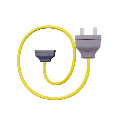 Cable de extensión  3D Illustration