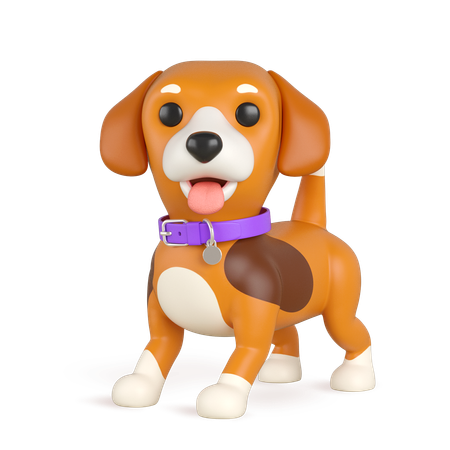 Cachorro  3D Icon