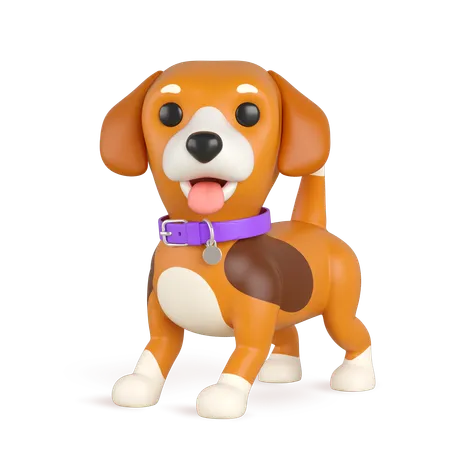 Cachorro  3D Icon