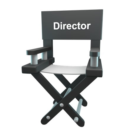 Cadeira de diretor  3D Icon