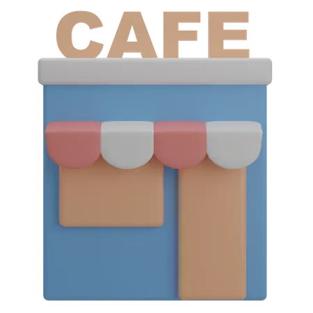 Cafe  3D Illustration