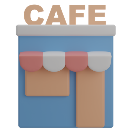 Cafe  3D Illustration