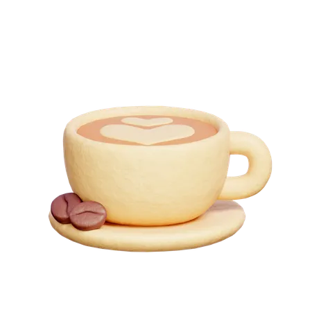 Café chaud  3D Icon