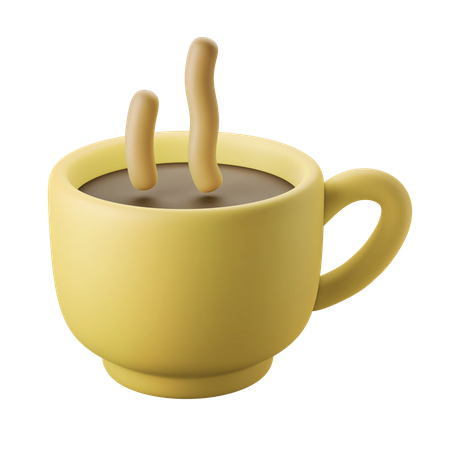 Café chaud  3D Icon