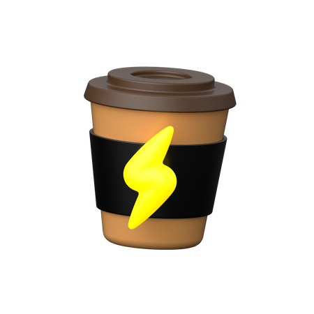 Énergie du café  3D Icon