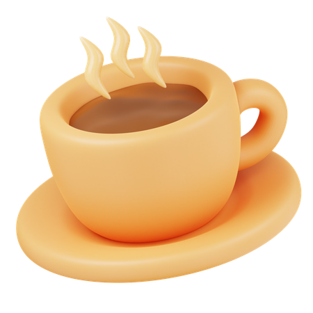 Café quente  3D Icon