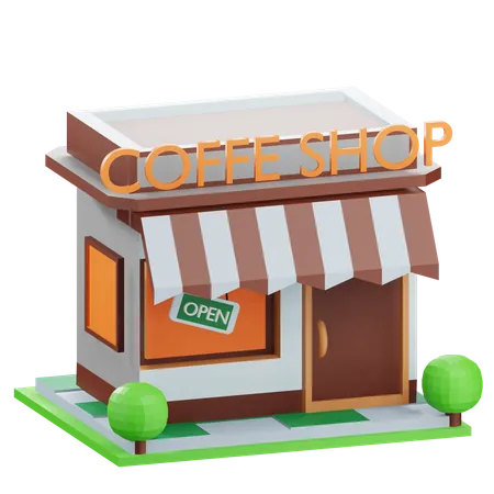 Café  3D Icon