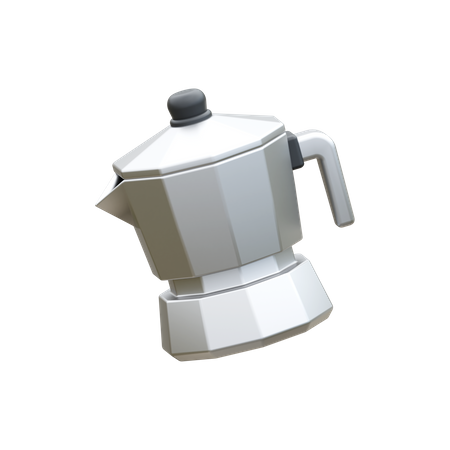 Cafeteira moka  3D Icon