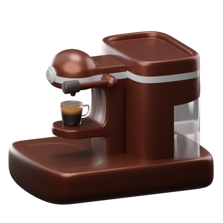 Maquina de cafe  3D Illustration