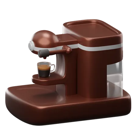 Maquina de cafe  3D Illustration