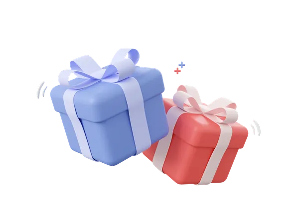 Caja de regalo  3D Icon