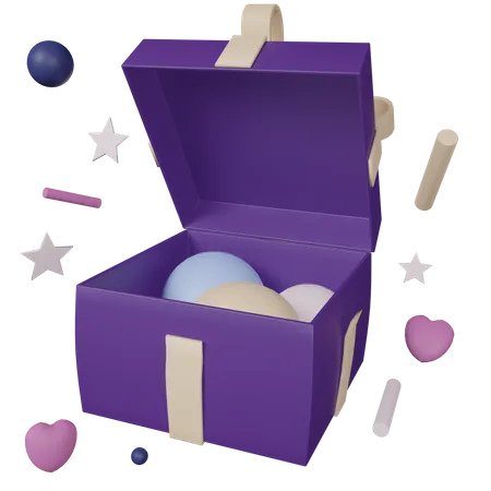 Caja sorpresa  3D Icon