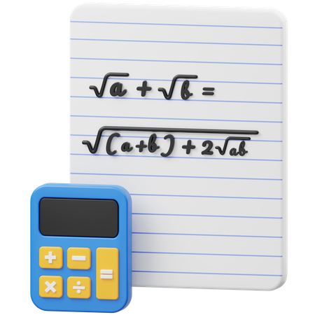 Calcul  3D Icon