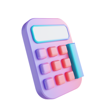 Calculadora  3D Illustration