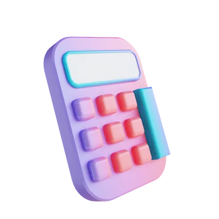 Calculadora  3D Illustration