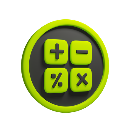 Calculadora  3D Icon