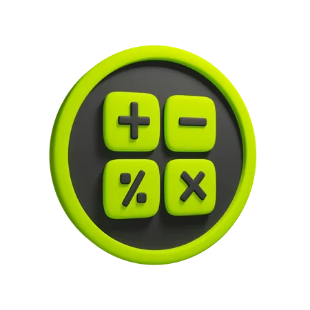 Calculadora  3D Icon