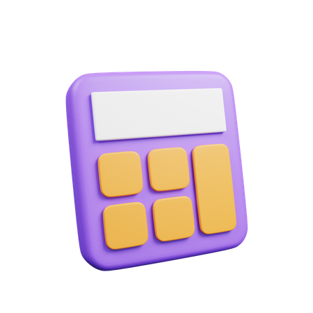 Calculator  3D Icon