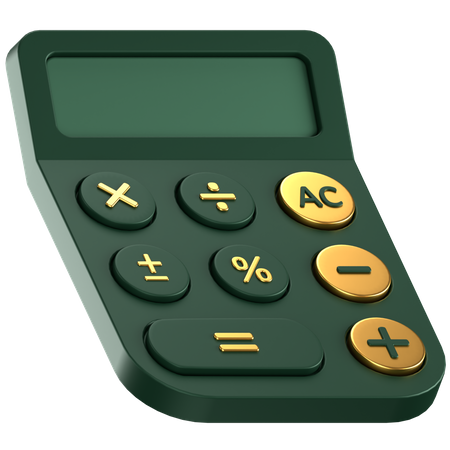 Calculator  3D Icon