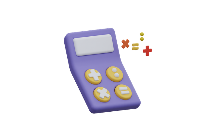 Calculators  3D Icon