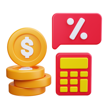 Calculo del presupuesto  3D Icon