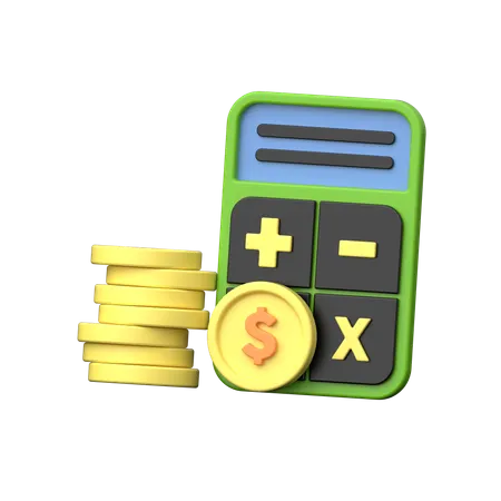 Calculo-presupuestario  3D Icon