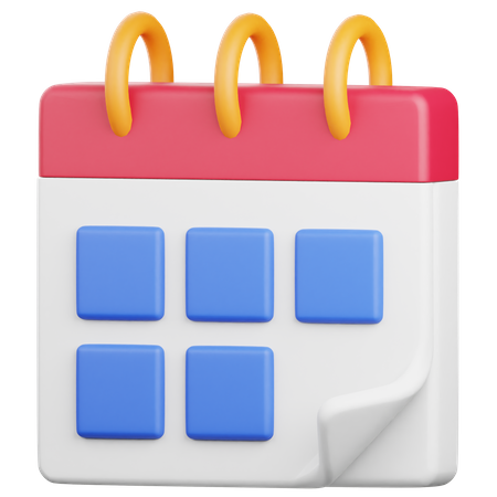 Calendar  3D Icon