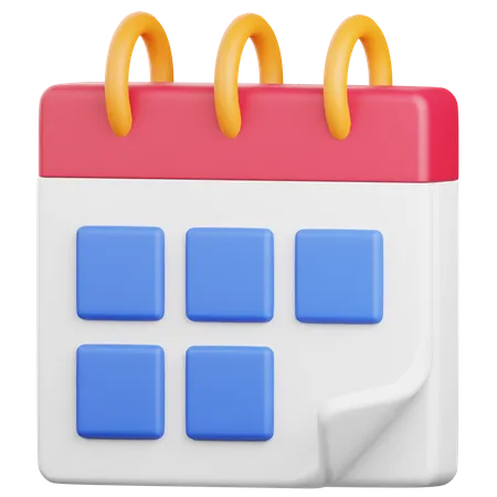 Calendar  3D Icon