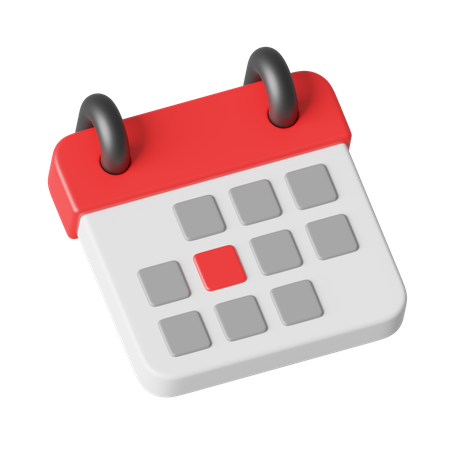 Calendar  3D Icon