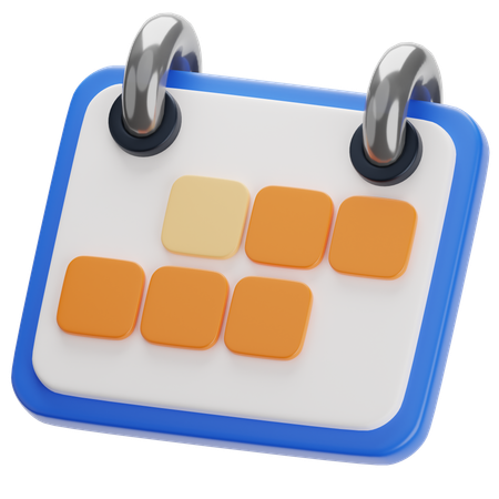 Calendar  3D Icon