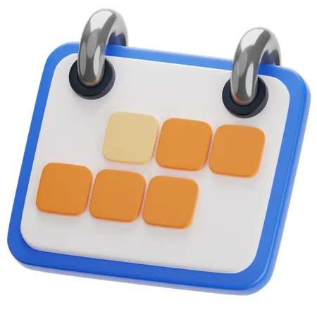 Calendar  3D Icon