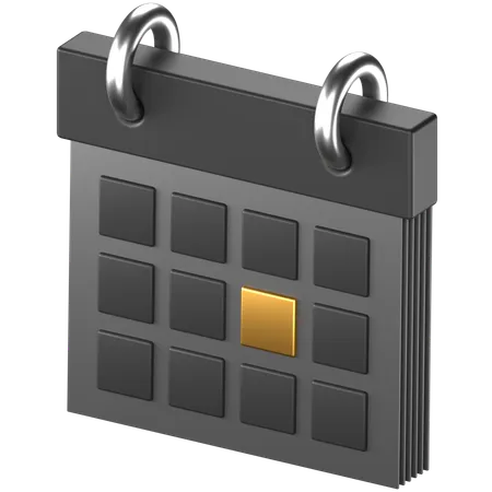 Calendar  3D Icon