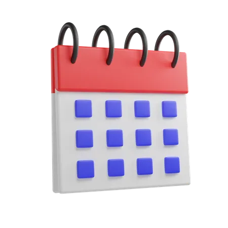 Calendar  3D Icon